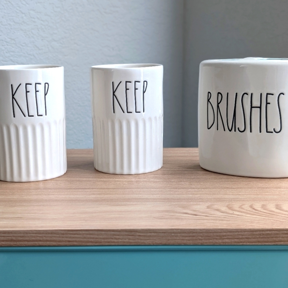Rae Dunn Bathroom 3piece Set